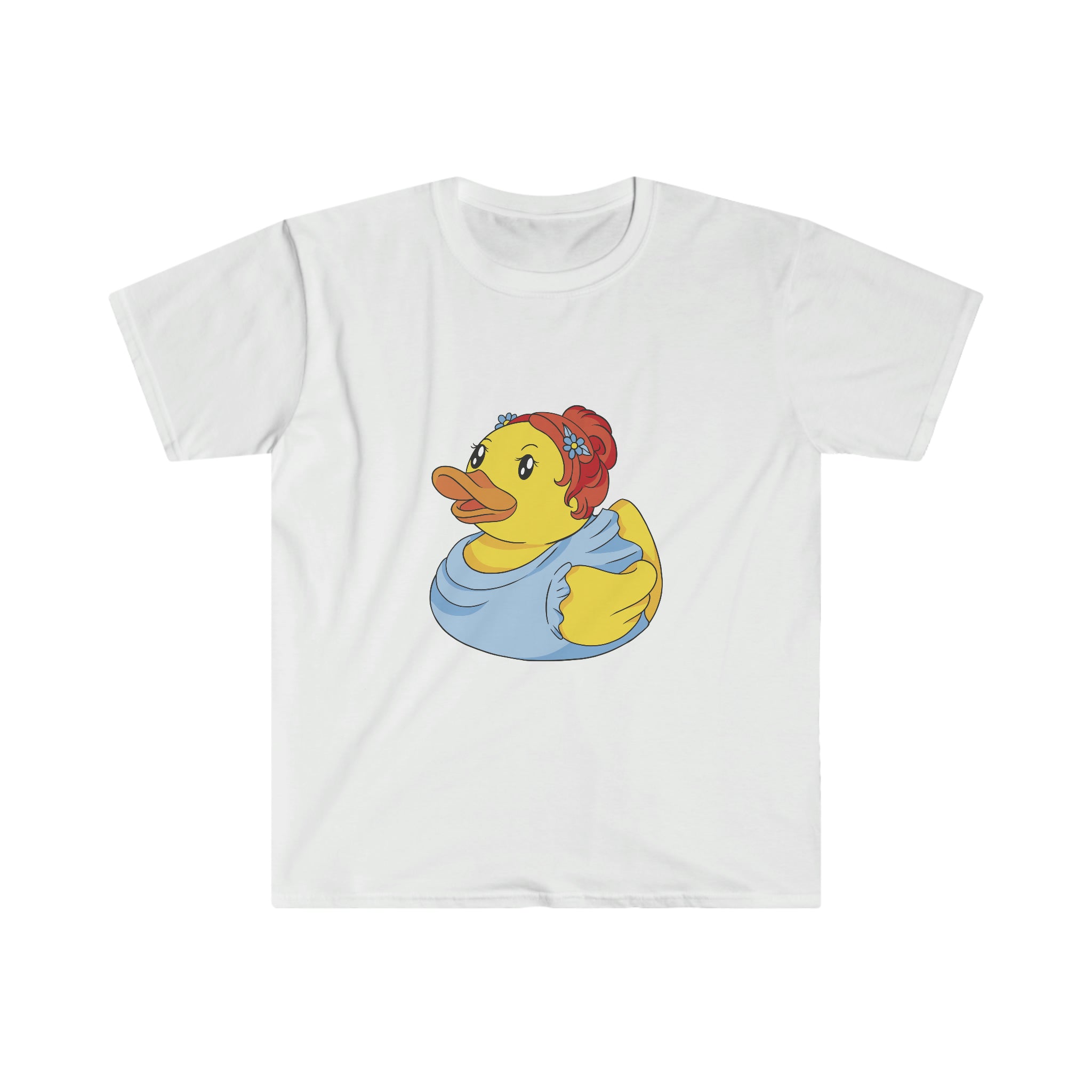 A high-quality Bridesmaid Duck T-Shirt with a comfortable cartoon duck on it.