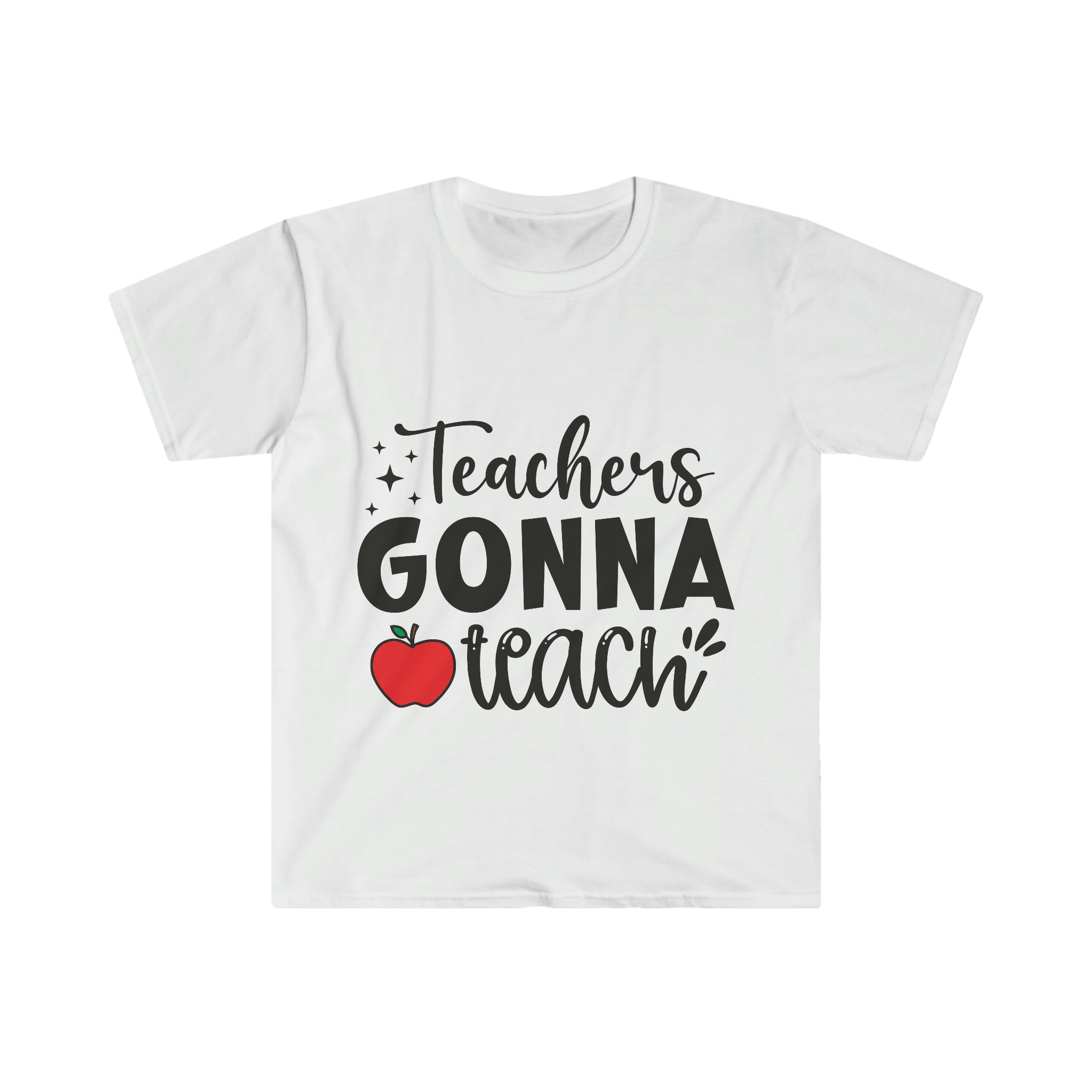 Show your support for teachers with this Teachers Gonna Teach T-Shirt that proudly displays the phrase "teachers gonna teach".