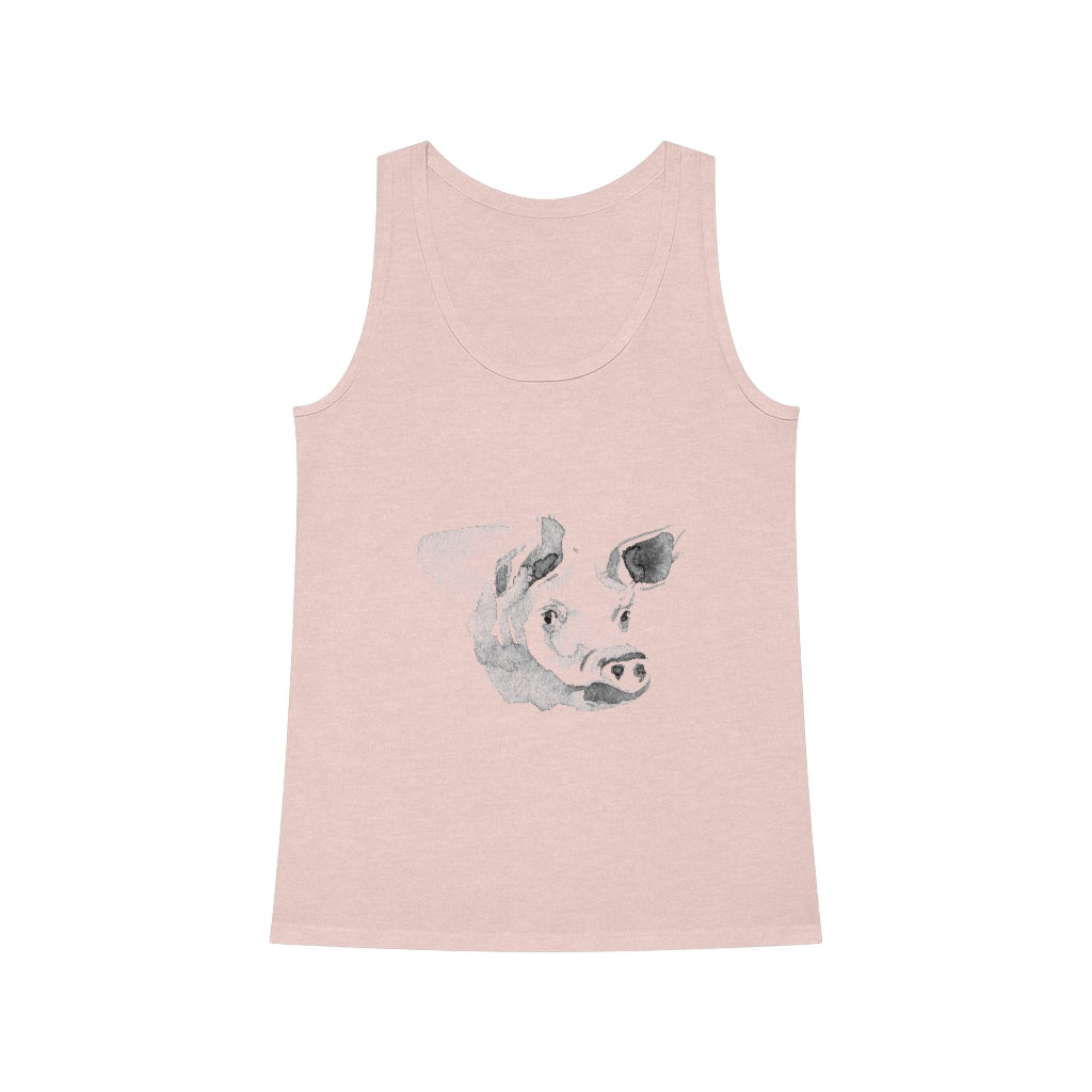 Stay cool and stylish this summer with our Pig Women's Dreamer Tank Top, made from organic cotton. This comfortable tank top features an adorable image of a pig, adding a playful touch to any.