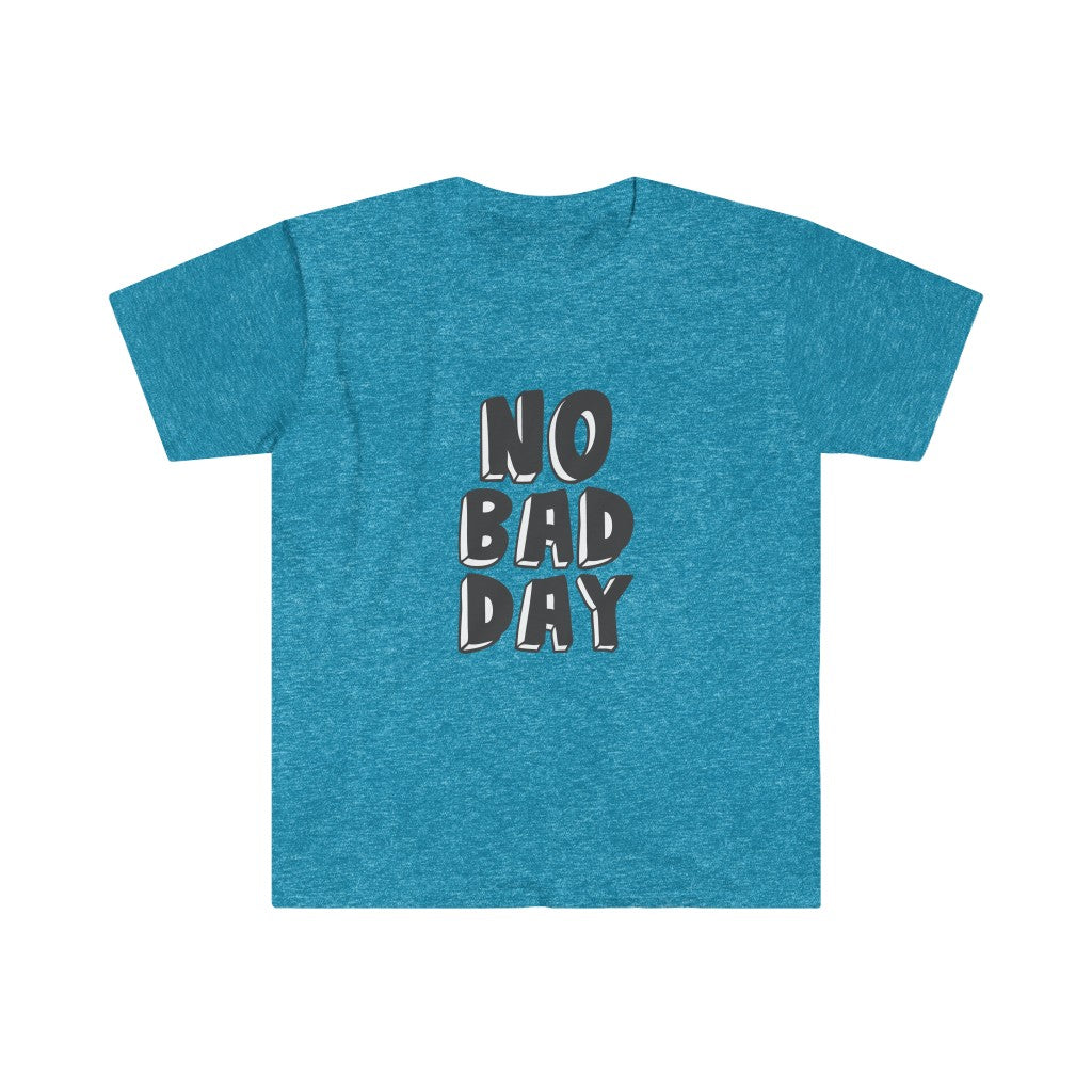 This cotton blend No Bad Day T-Shirt embodies the spirit of optimism.