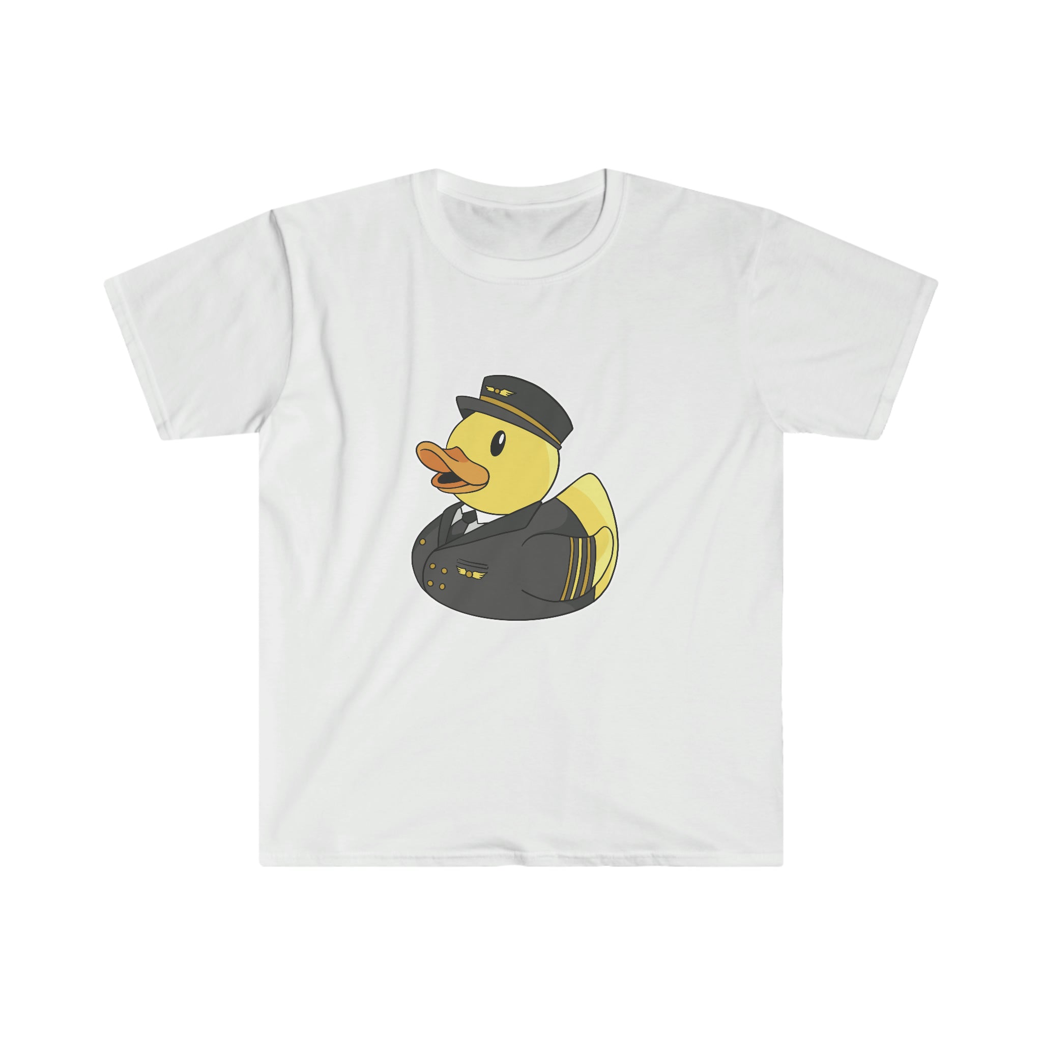 A luxurious Pilot Duck T-Shirt featuring a Pilot Duck image.