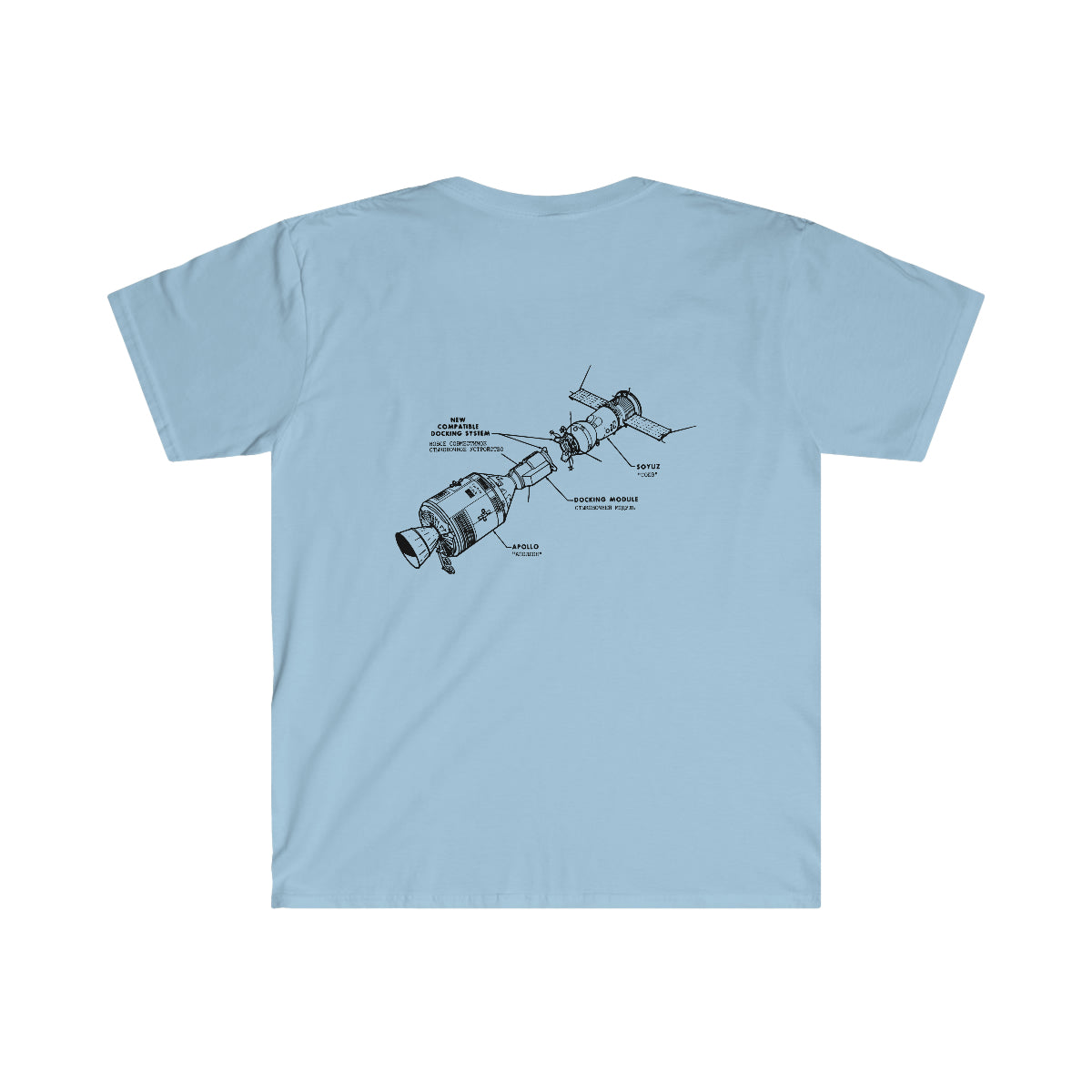 A Apollo Docking T-Shirt for the space enthusiast.