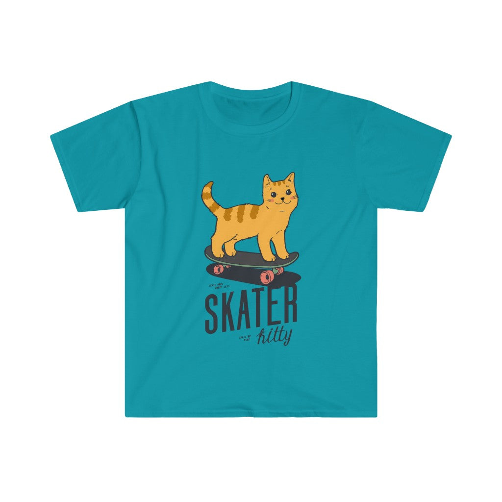 Adorable Skater Kitty T-Shirt with a street style design.