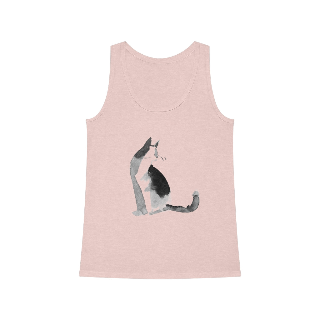 A Cat Women's Dreamer Tank Top by One Tee Project.