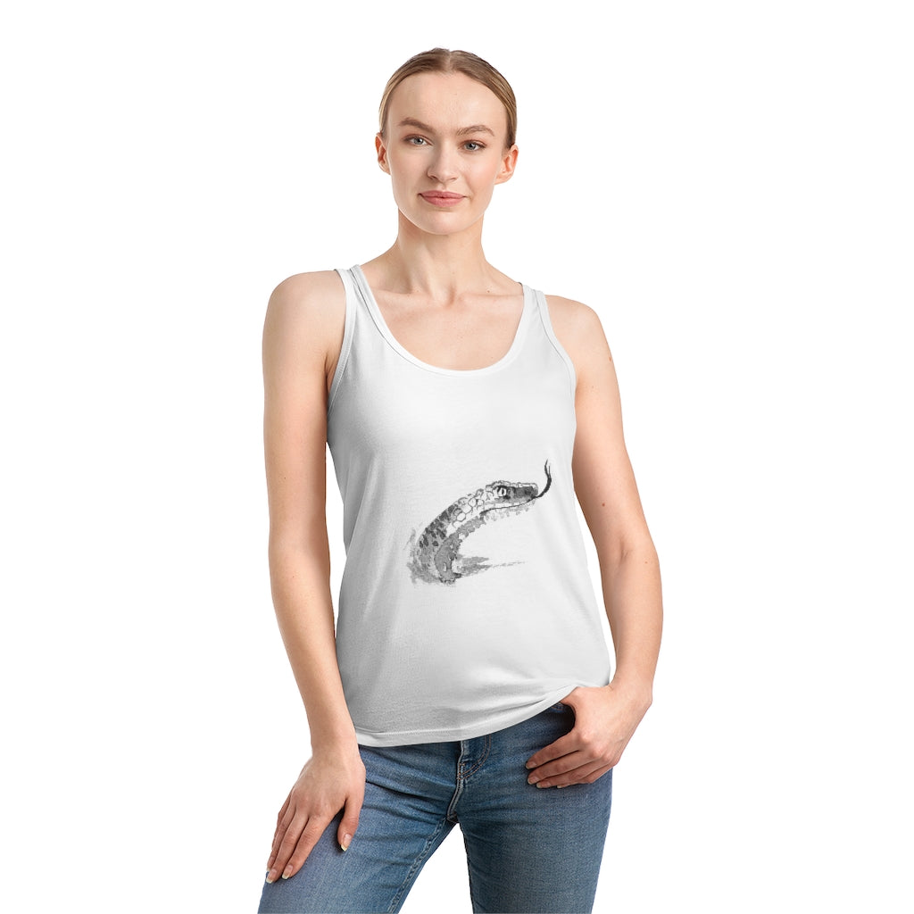 A Snake Women's Dreamer Yoga Tank Top T-Shirt with an image of a snake.