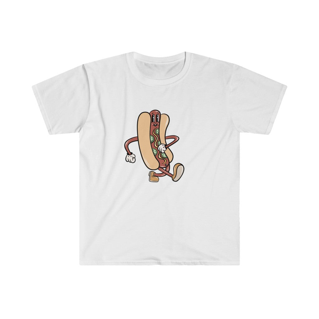A Hotdog Cartoon T-Shirt.