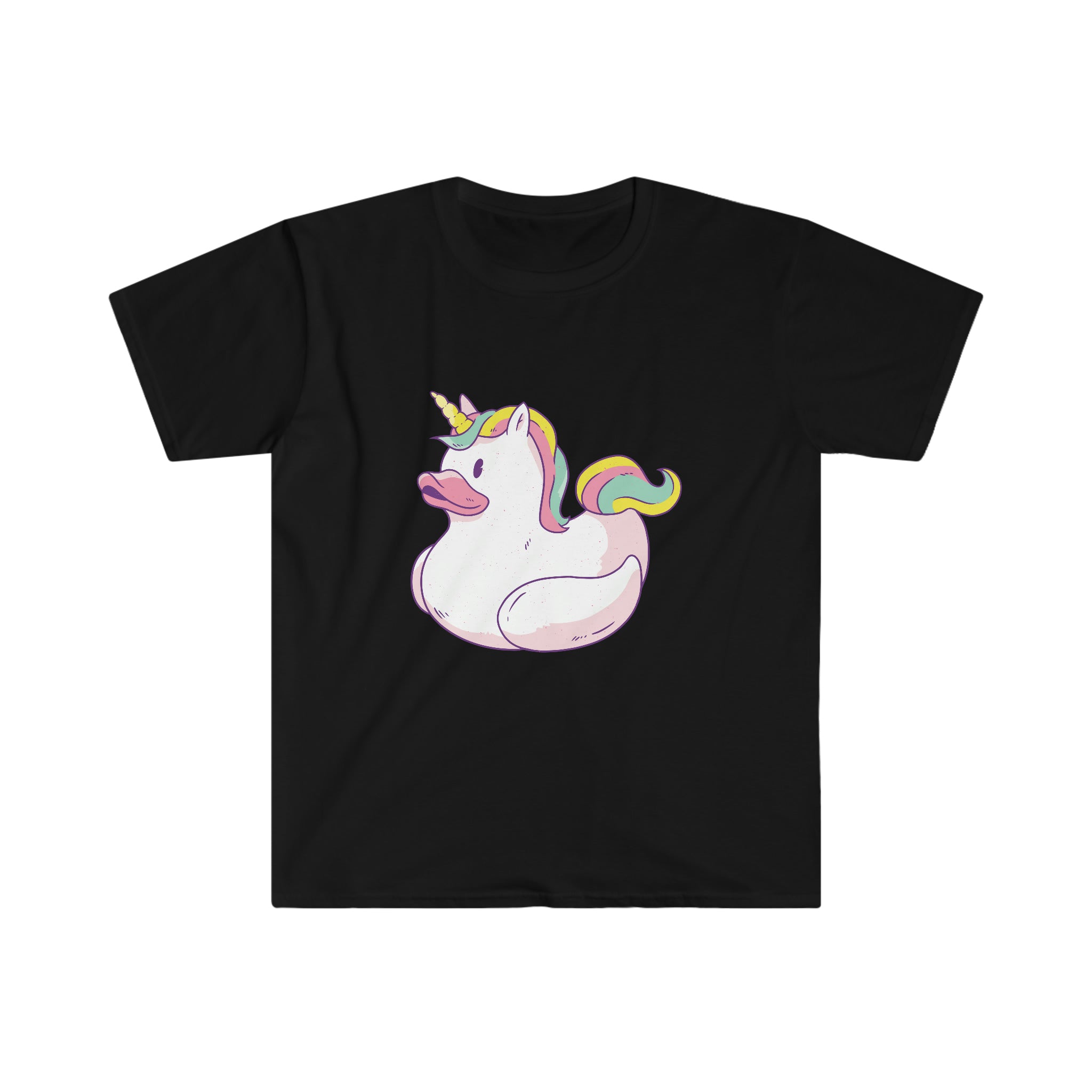 A Unicorn Duck T-Shirt with a unicorn on it.