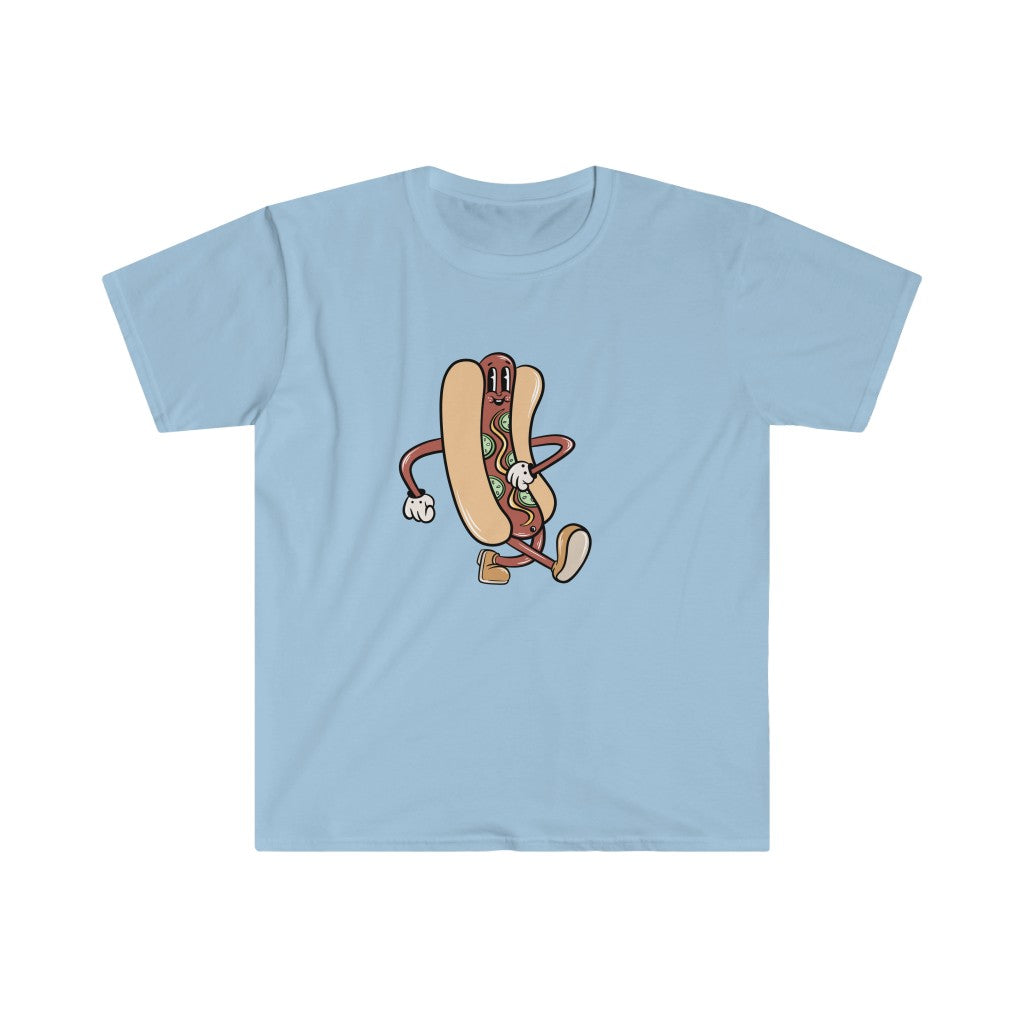 A Hotdog Cartoon T-Shirt.