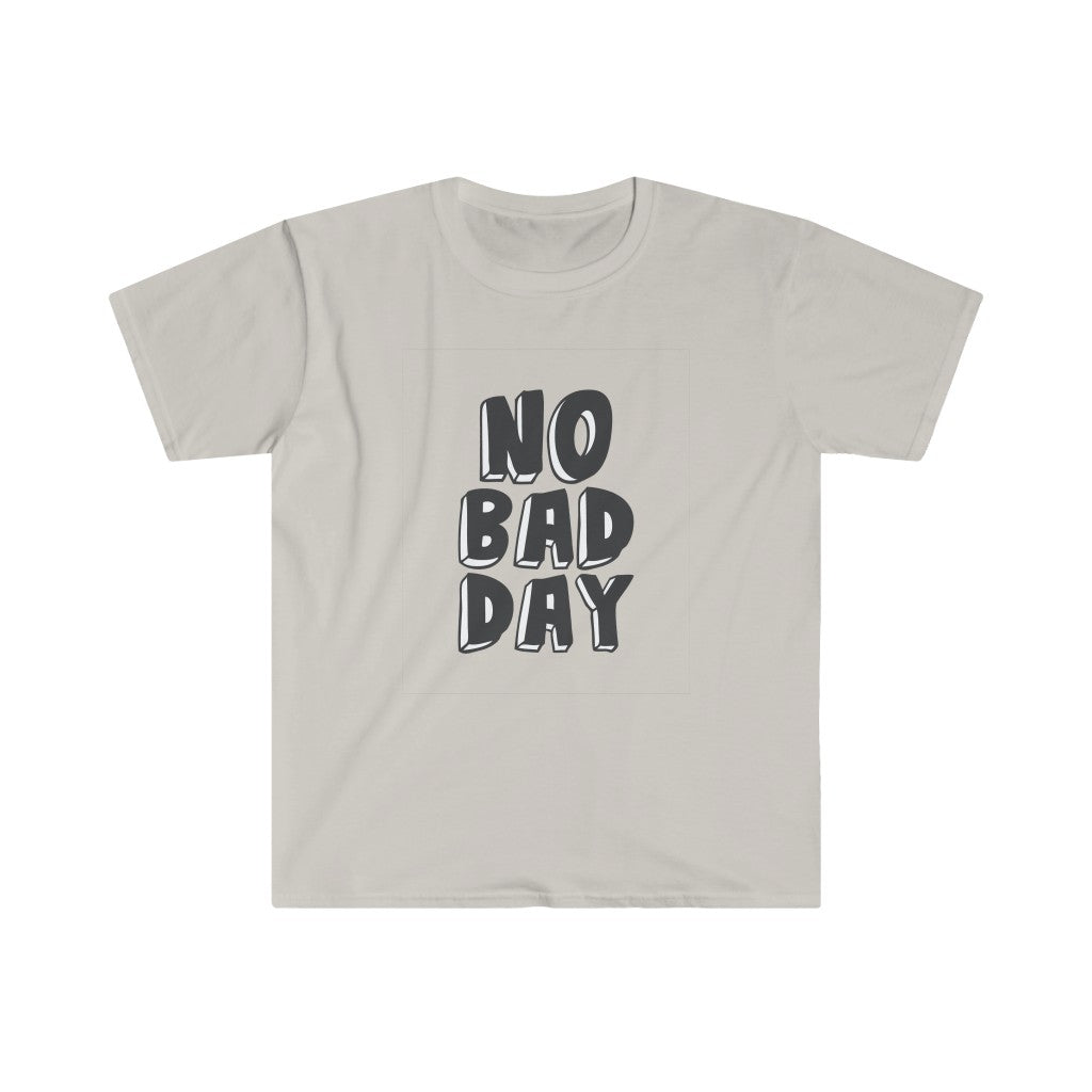 Optimism shines through with this cotton blend No Bad Day T-Shirt.